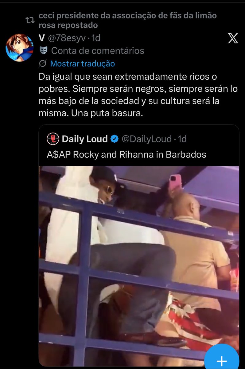 contrasmt's tweet photo. @hatesocializesz o plus é ela ser racista https://t.co/5Fj7JUgio4