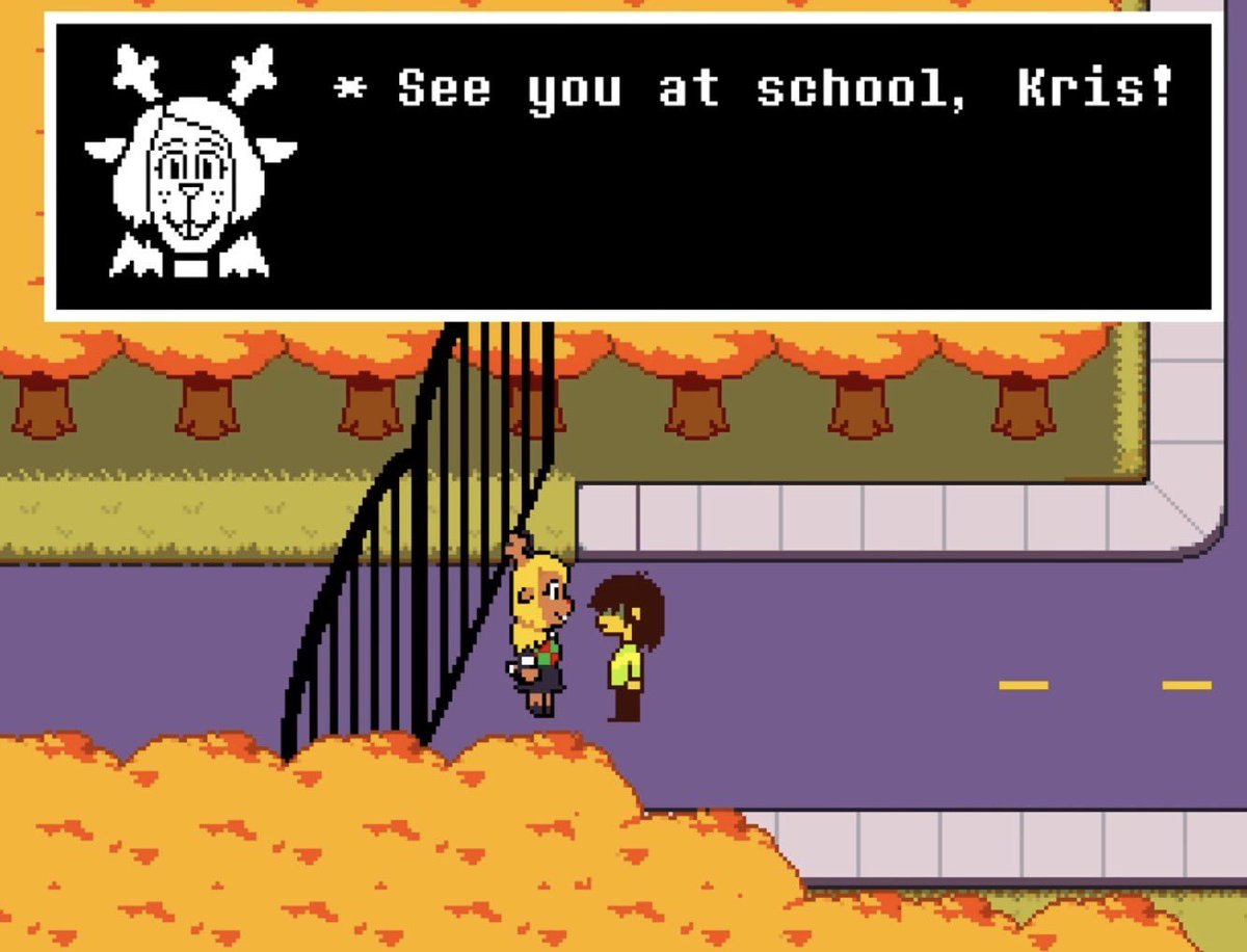 Local_Freak2026's tweet photo. @iihannahi Even here for example, Kris can't respond to Noelle since we don't get an option, even at most with the "berdly??" Dialogue, kris is just repeating the choice WE'VE already made, not making their own choice https://t.co/iT6RD5zLi1