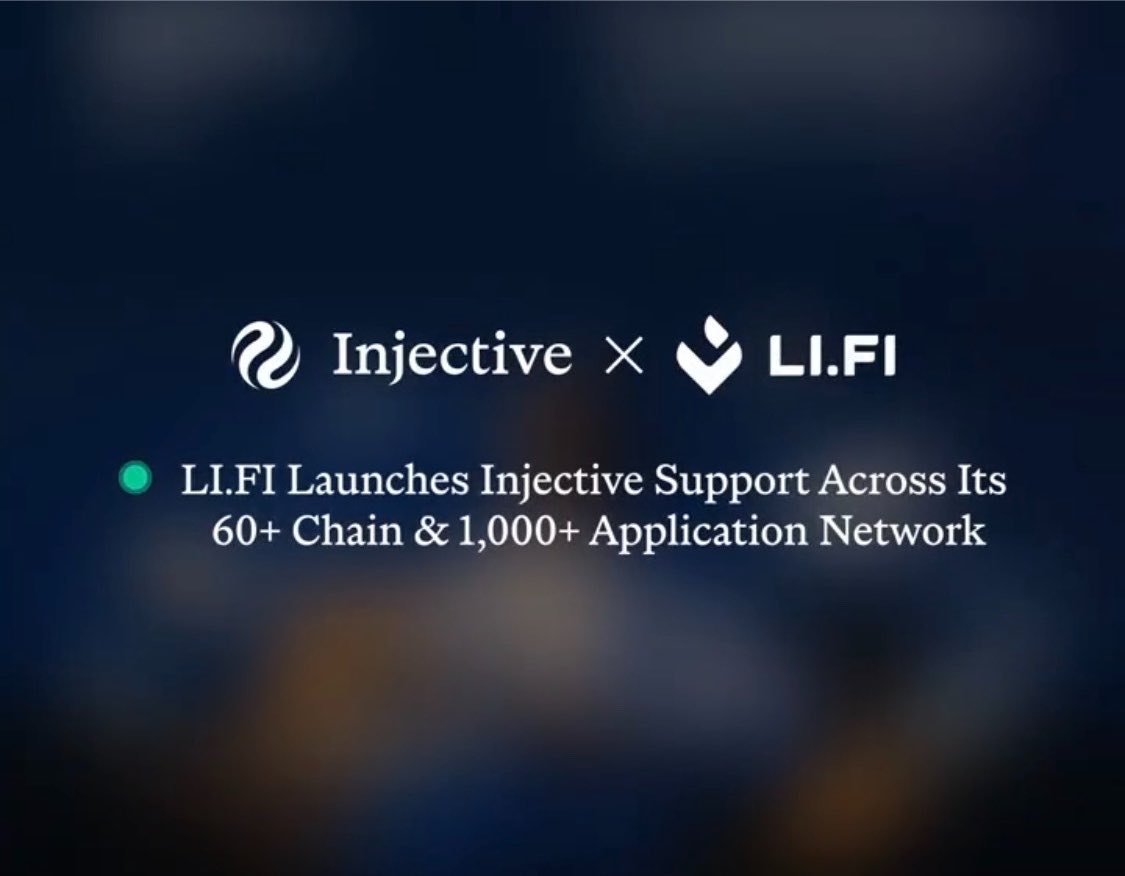 jvstme_ophyxial's tweet photo. another solid addition for the @injective ecosystem.

@lifiprotocol is now live on Injective, making it easier to move $INJ and native USDC across Injective’s native and EVM environments and connect with 60+ supported chains.

what I like here is the simplicity. Instead of jumping between different bridges and swaps, https://t.co/kWExPllIrr handles the route and looks for a better option based on things like cost, speed, and reliability.

It’s also available through https://t.co/kWExPllIrr’s API, SDK, Widget, and Intents, which gives builders more ways to bring cross-chain deposits and liquidity into their apps.

More routes for users, more options for builders.

and with @jumperapp integration coming soon, this should get even more interesting.