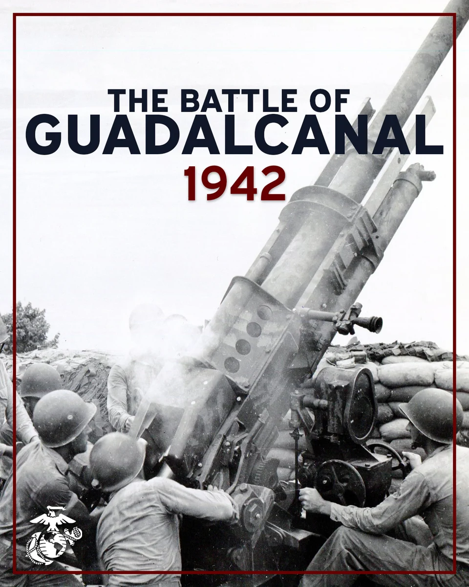 \nThis graphic illustration was created in honor of The Battle of Guadalcanal on June 28, 2026, in Arlington, Virginia. This graphic illustration was created using Adobe Photoshop. (U.S. Marine Corps graphic by Lance Cpl. Dominic Garay). \n