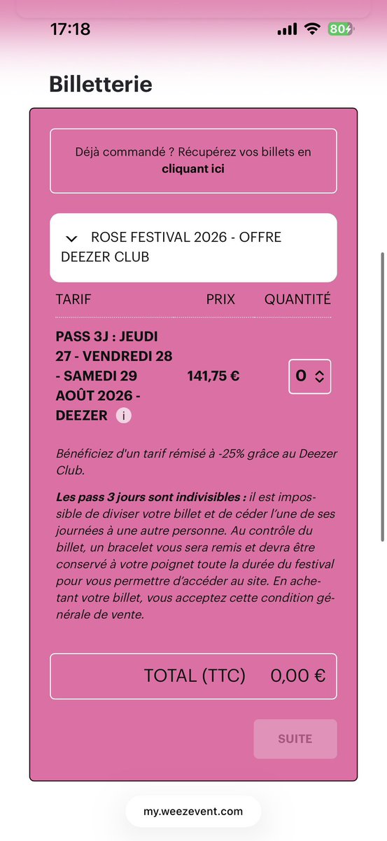 MaelAdams's tweet photo. @crlcl6 achète pas sur twitter et sinon va sur deezer si t’as un compte, t’as des places à 140€ mdrrr grâce au Deezer club https://t.co/HlnKqq4Pvp