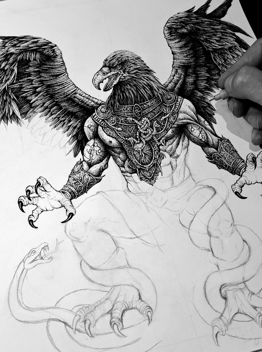 KarlTrewhelaArt's tweet photo. how's he looking? 🦅 https://t.co/Ak7KkwMzQZ