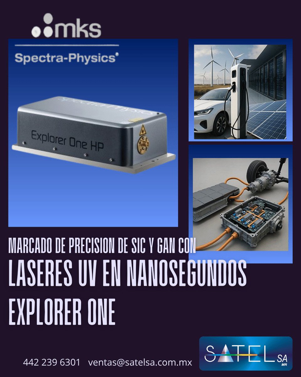 SATELSA's tweet photo. Explore las capacidades de marcado y las características clave de desempeño necesarias para la manufactura avanzada de material WBG en esta nota 

#laser #marcadolaser #SIC #GaN #spectraPhysics #satelsa https://t.co/em9IRFt8ws