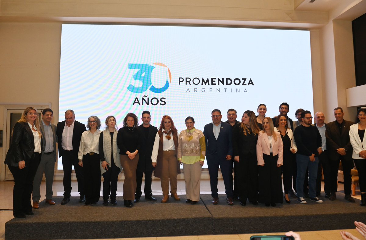 promendoza's tweet photo. Un día como hoy, pero de 1996, nacía nuestra institución. Celebramos nuestros primeros 30 años agradeciendo a todos los que han sido parte de este trabajo potenciando la internacionalización de Mendoza. https://t.co/2of9ILs0UY