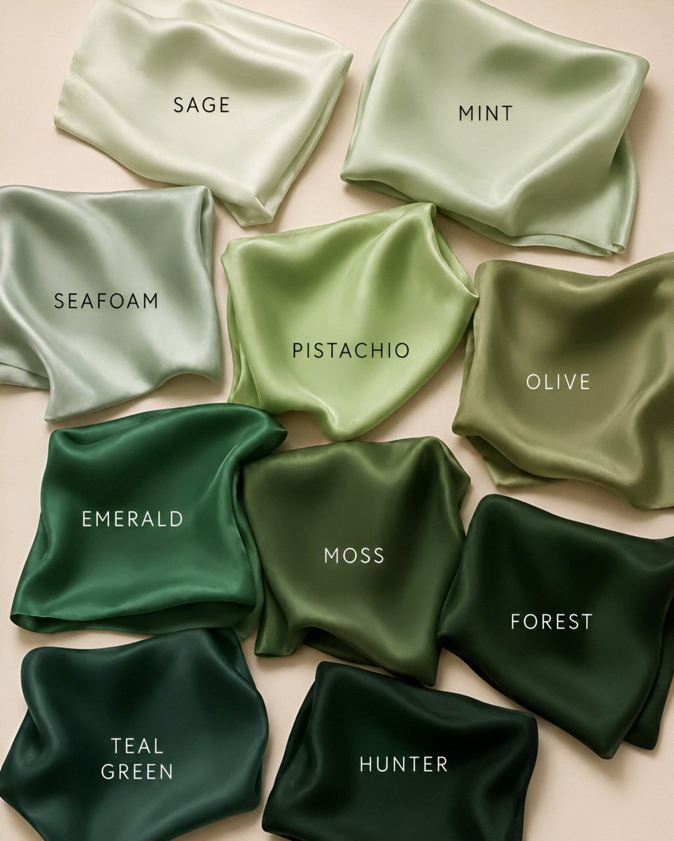 prettiestavenue's tweet photo. what's your favorite shade of green? https://t.co/YGoqOH97kG