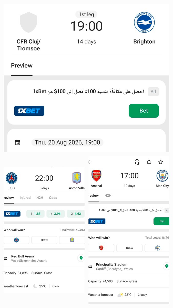 dimariamh94's tweet photo. #Brighton in Conference League qualifiers, #Villa in the UEFA Super Cup.
#City vs #Arsenal in Community Shield... 🏆
The ultimate chance to study team lineups and tactically scout before GW1 kicks off! Who are you watching closely? 👇#PL #PremierLeague #FPL https://t.co/qFJERIWFAE