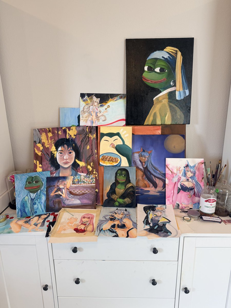 helloquqco's tweet photo. Cleaning my room and saw some old art- Iunno if I’ve posted these here before https://t.co/BzTfYC5oKS