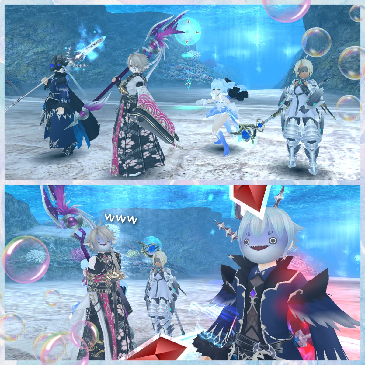 sith_toram's tweet photo. フレンドさんが新ボス
連れてってくれた₍₍ ( *ˊﾜˋ*) ⁾⁾♬.*ﾟ
顔💥(^ω^*)ﾌﾞﾌｫw
クリスタ以外ゲットできた♪ありがとうございます(˶꜆´꒳`꜀˶)楽しかった🌸.*
また遊んでくださいっ🍀 https://t.co/gAVOVrJ92Y