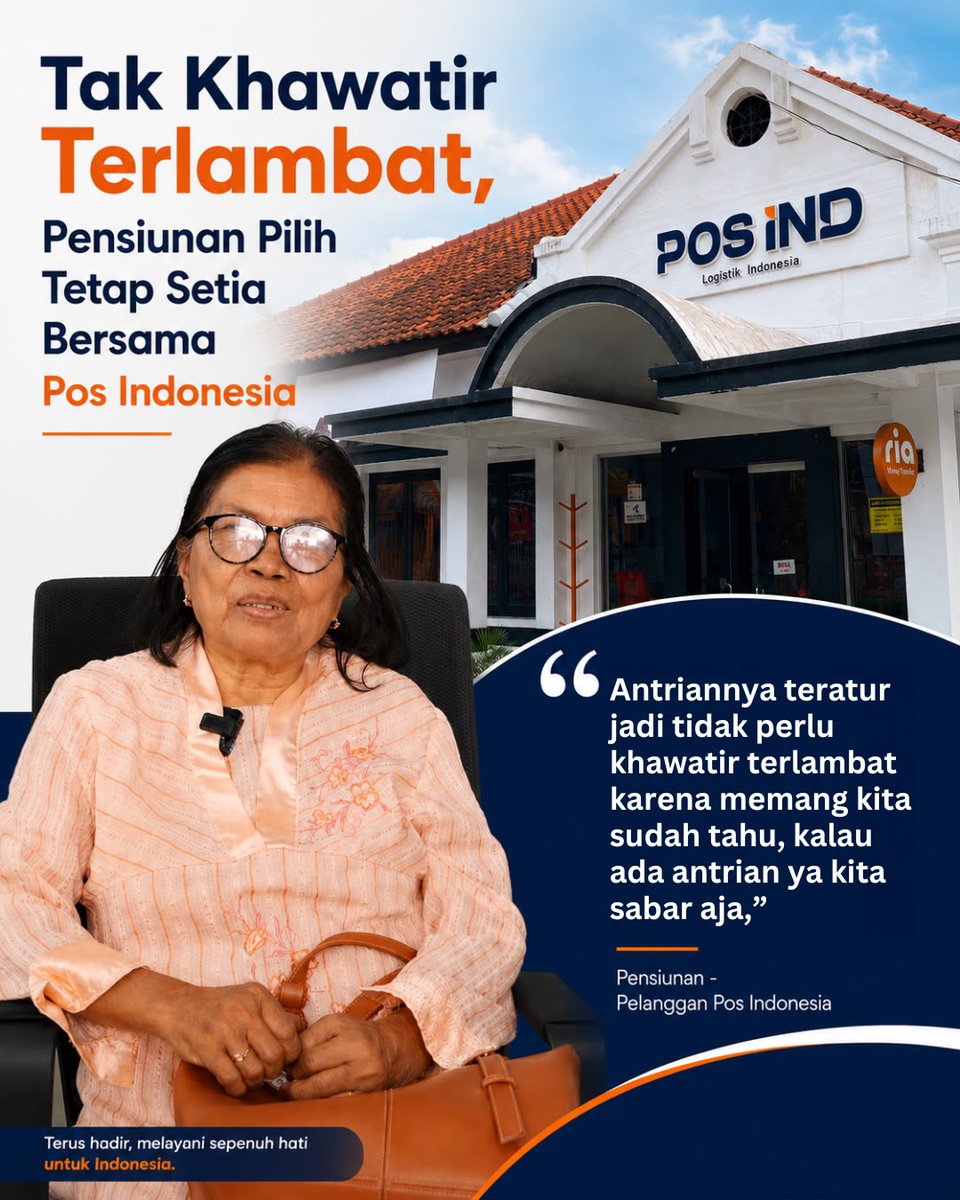 febyayunda__'s tweet photo. dana pensiun aman dan tepat waktu karena pos indonesia so pasti #MelayaniSepenuhHati https://t.co/wUDUMEk9iY