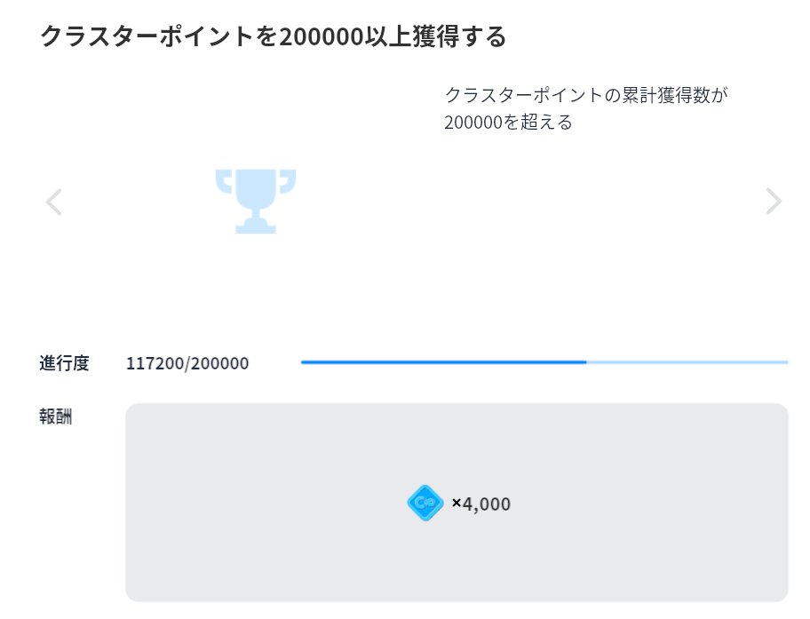 vram821a's tweet photo. cluster楽しみながら
突発専門活動と
関連作品の創造～😊
CPクラスターポイント獲得✨

えっとね‥
使い切れないの🤣 https://t.co/wR0T6npk6j