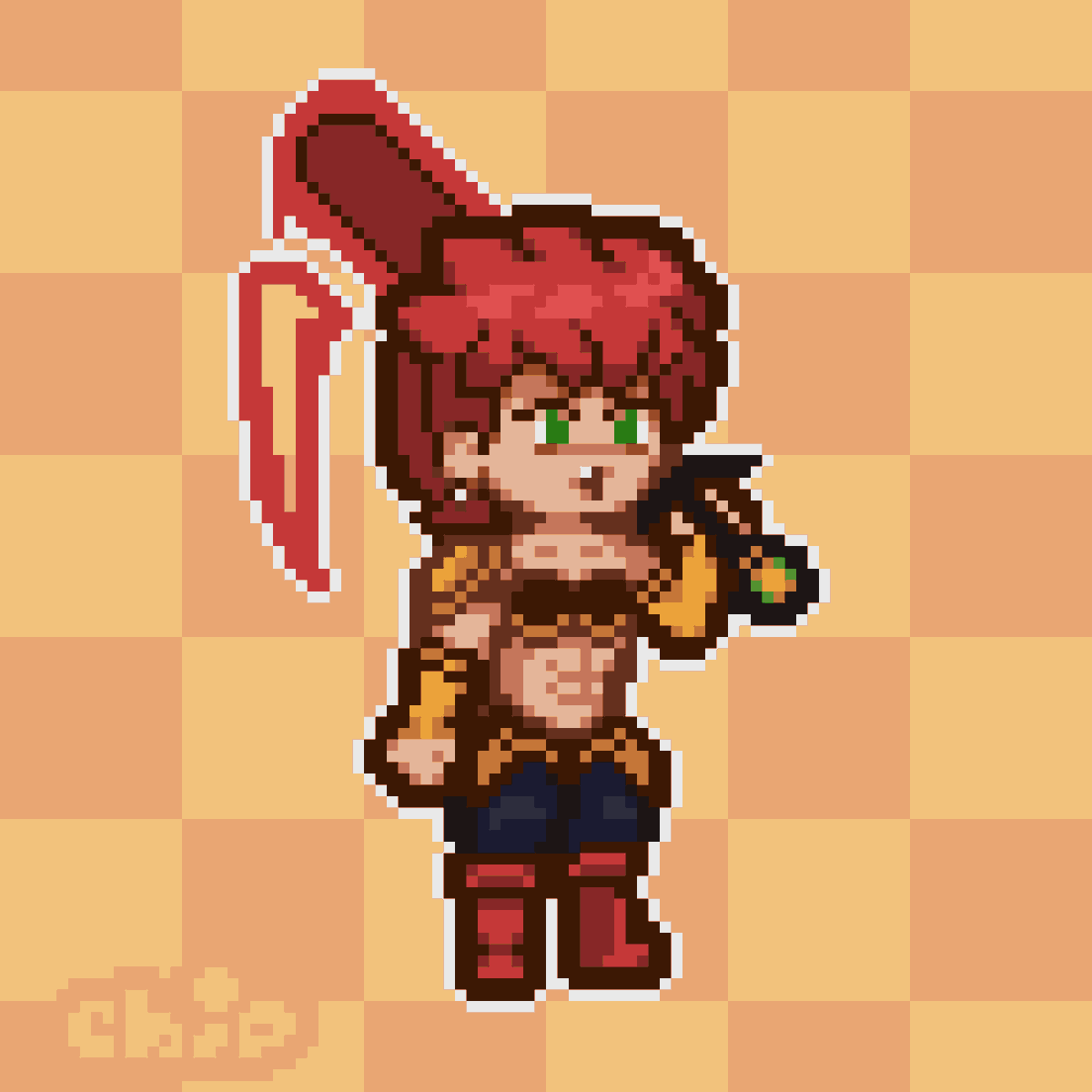 chiptroid's tweet photo. Nakano for AtlanticGundam on Art Fight
#pixelart https://t.co/xMmC8jF3J3