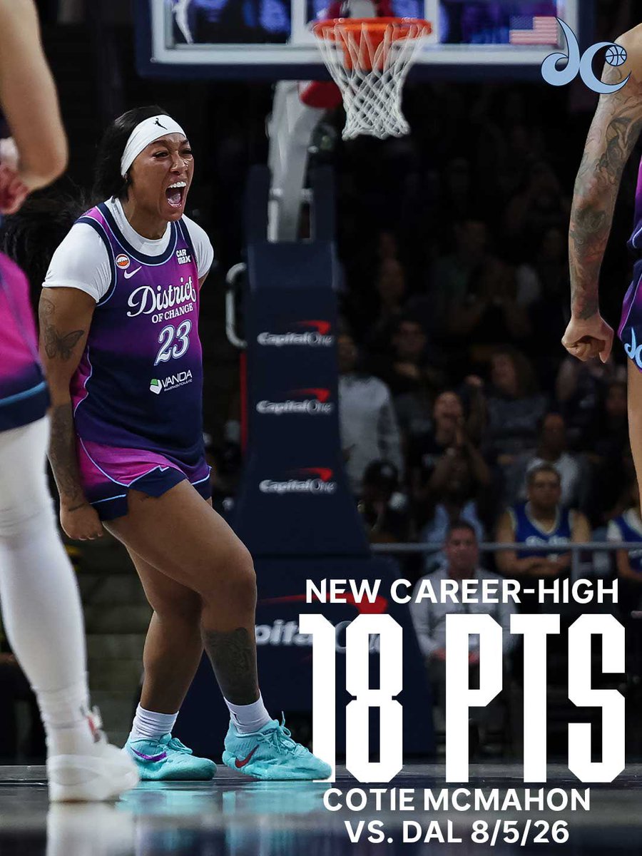 WashMystics's tweet photo. Cotie was cookin last night 🍽️!! https://t.co/JqKvqX3bqE