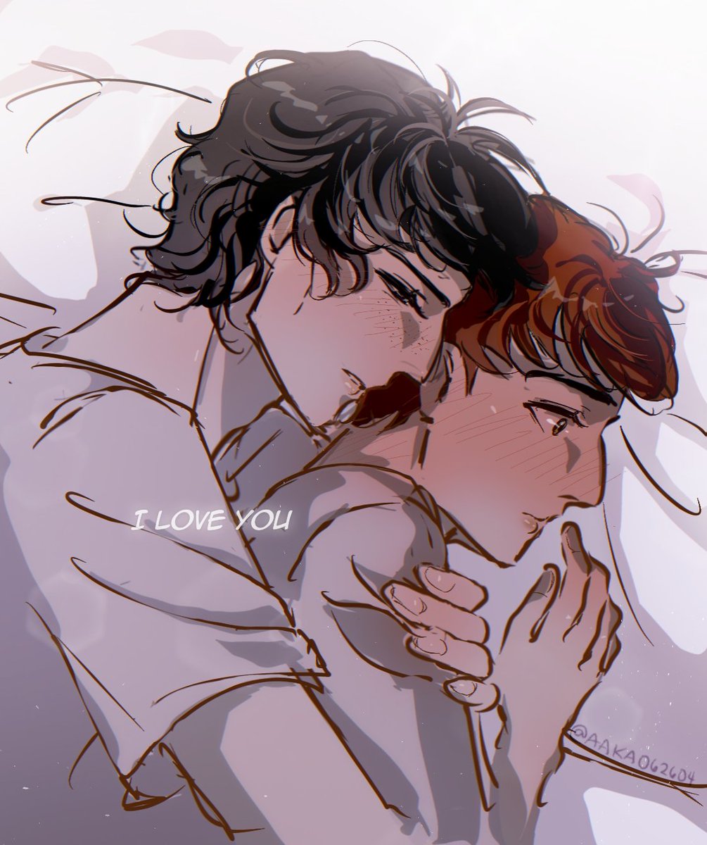 AAKA062604's tweet photo. And now he’s feeling brave. “Will?” he breathes.

“Mhh?” Will mumbles sleepily.

“You sleeping?”

“Yes.”

“Can I say something?”

“What?”

“I love you.”

#byler https://t.co/OUumwgpCrz