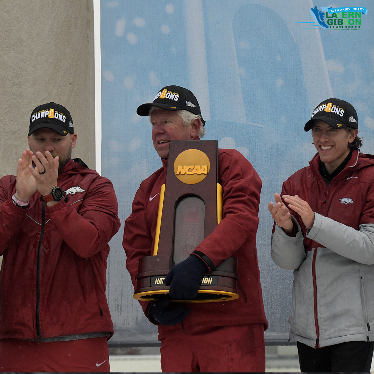 IndStXCTF's tweet photo. Championship programs. Championship leaders. Mentors who built programs and inspired generations.

Some of the top coaches in the sport have hoisted the hardware at @lavern_gibsonXC 🏆

#MarchOn | #StayRooted | #NCAAXC https://t.co/STZ0Qwf82C