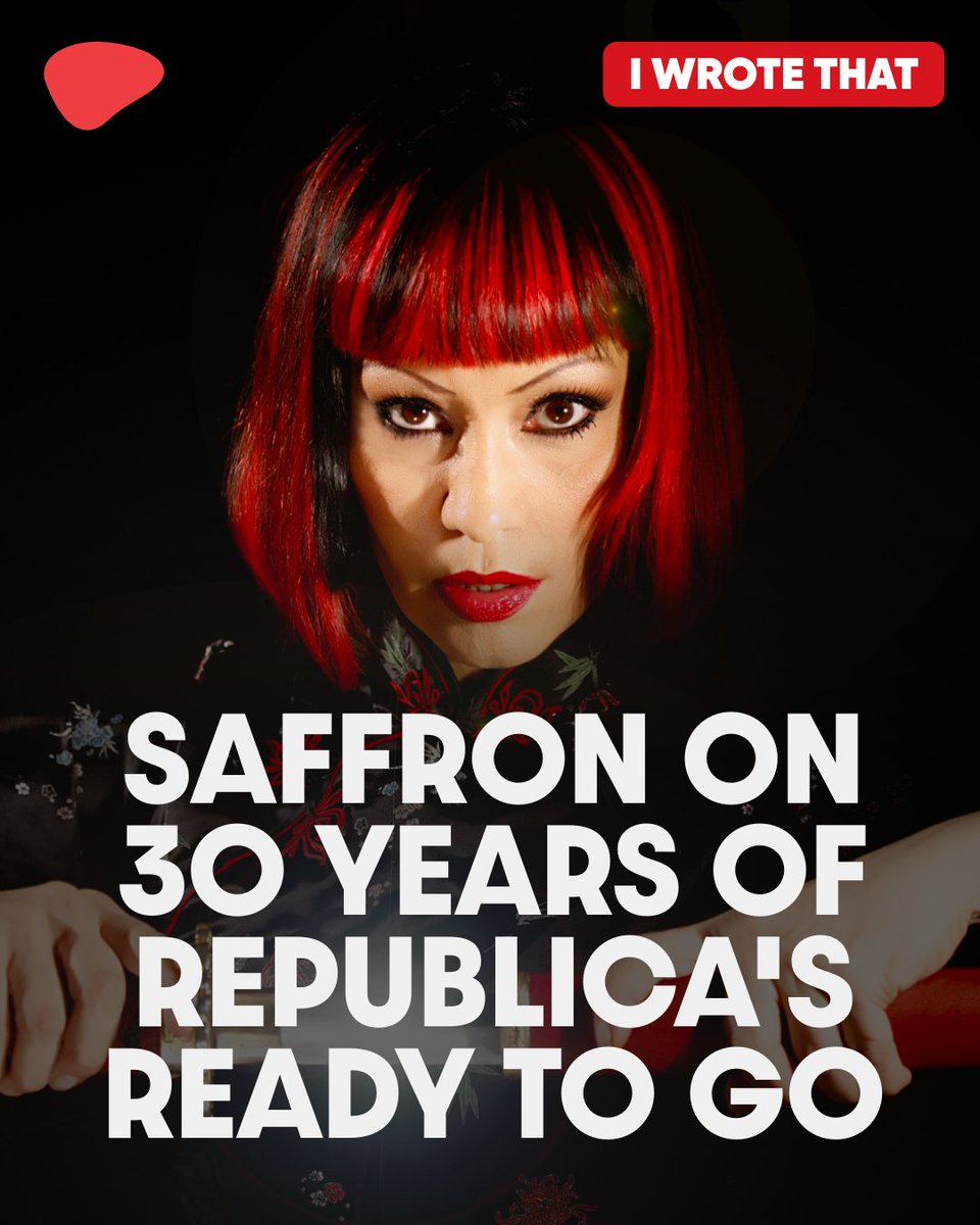 PRSforMusic's tweet photo. As Republica prepare to mark 30 years of #ReadyToGo with a special tour later this year, singer and co-writer @SaffRepublica tells us all about how it became one of their defining songs.

Read the full interview: https://t.co/iy9bZqe0Gl https://t.co/U3b21N8tU1