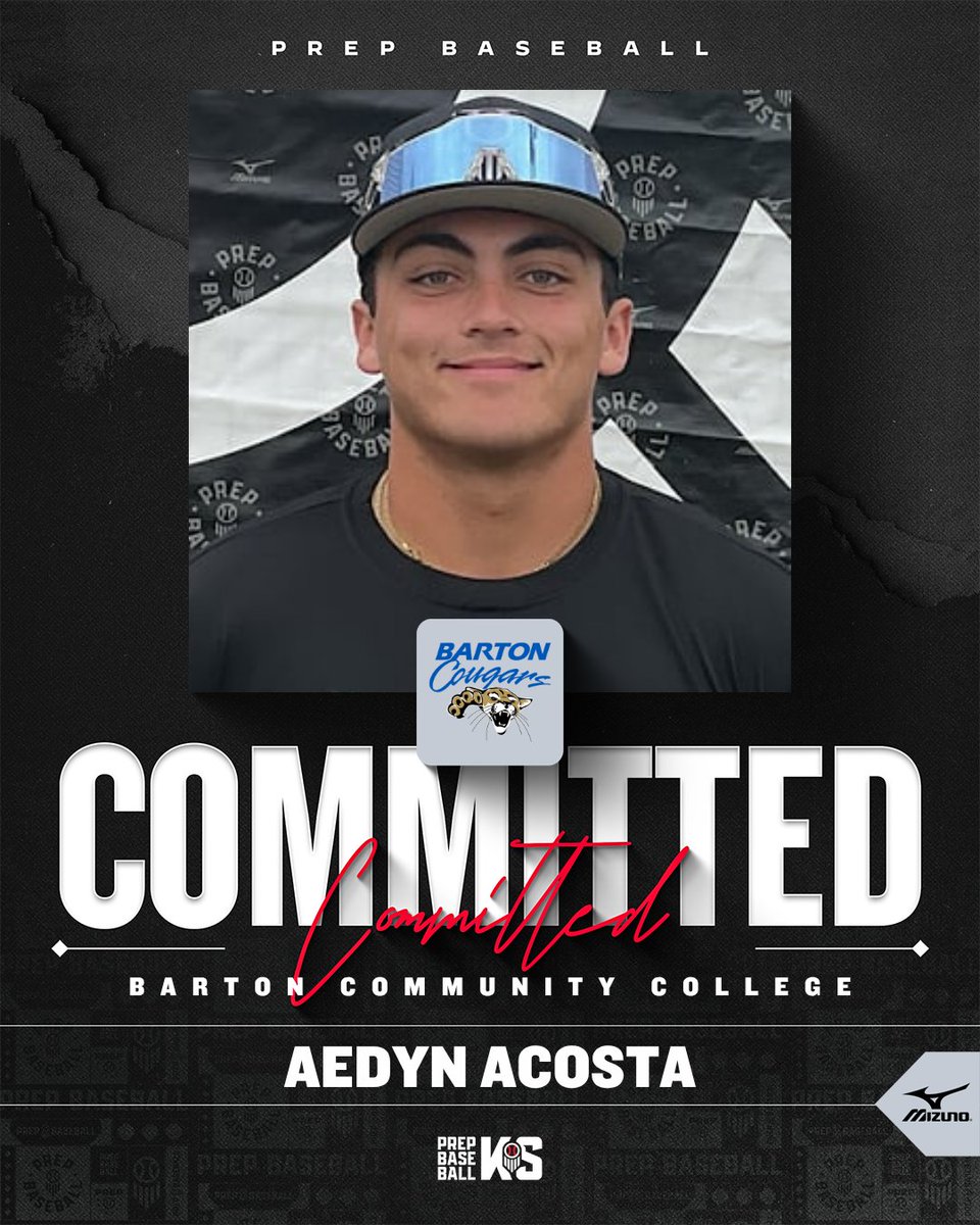 PrepBaseballKS's tweet photo. 1B/OF Aedyn Acosta (Bishop Carroll, 2027) commits to Barton Community College
Acosta was recently a member of Team Kansas at #CSSrG26
@aedynacosta08
@BCCHS_baseball
@Barton_Baseball
๐ค: https://t.co/e5avuW7Vos https://t.co/3qeeTpRYoL