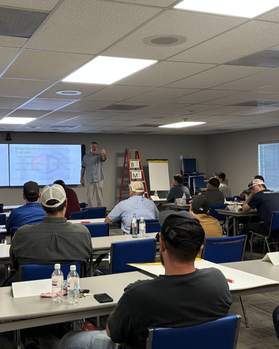 WendtCannon's tweet photo. Better leaders. Safer jobsites. Exceptional results.

Through bi-monthly @necanet training, our field supervision team engages in continuous leadership development—because our people are our greatest asset.

#ConstructionSafety #FieldLeadership #NECA https://t.co/kJWKy5jiqW