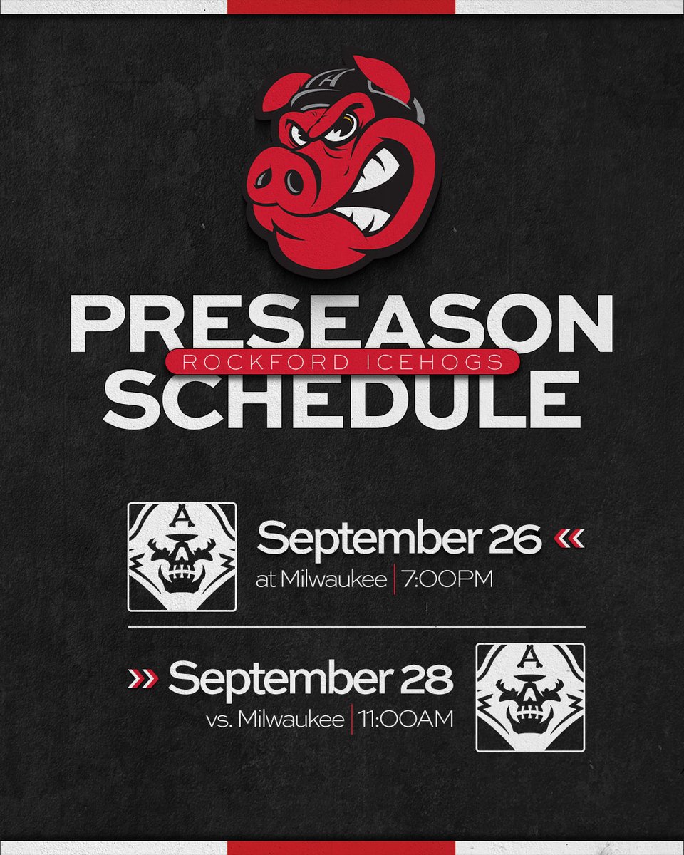 goicehogs's tweet photo. The countdown is ON ⏳
See ya in September this year @mkeadmirals!!

Read more: https://t.co/EI5H9YpJLR https://t.co/ysJaUO5yuJ