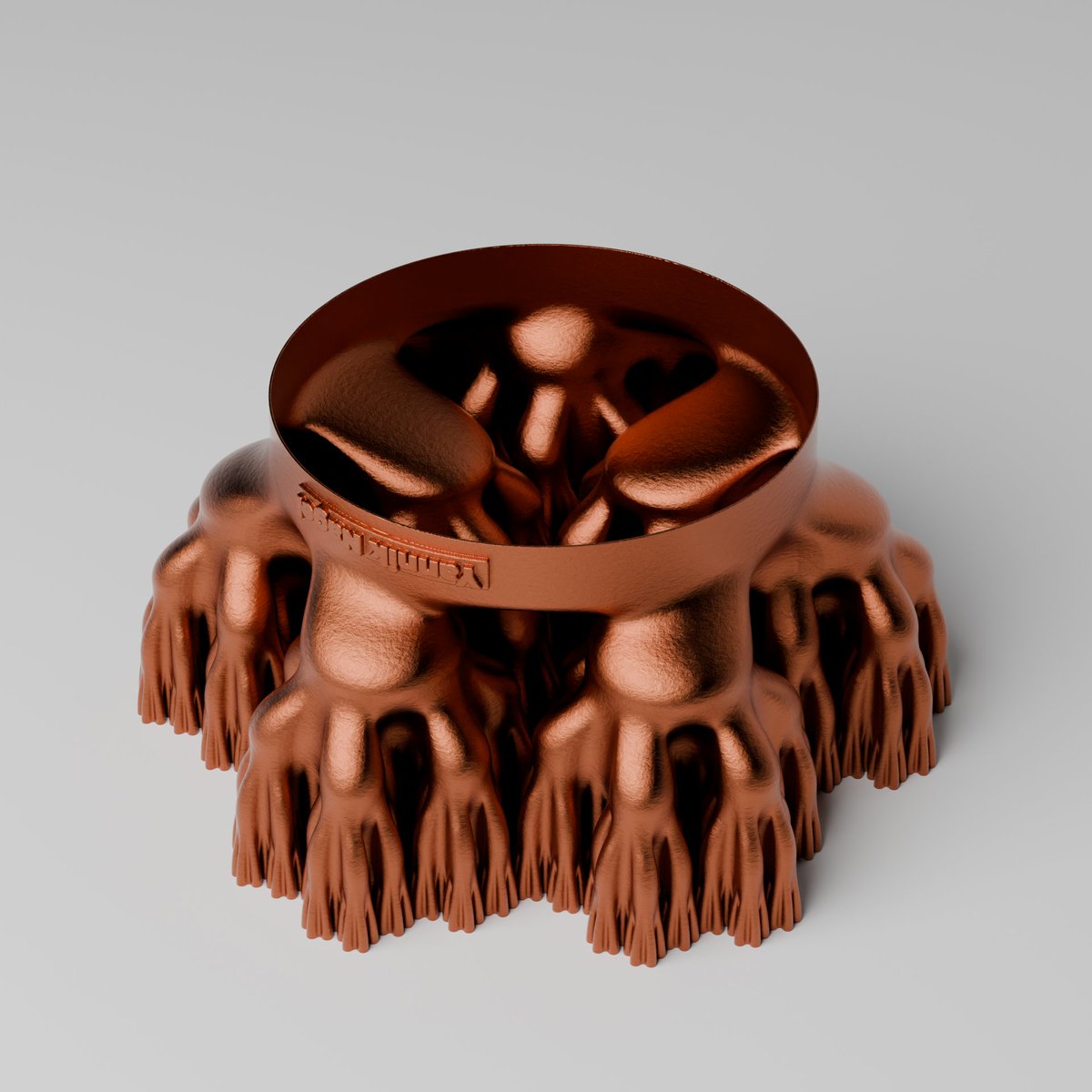ynkngl's tweet photo. The power of algorithmic engineering and design.

Design created via a recursively applied fractal subdivision algorithm, inspired by @leap_71.

Kudos to @linkayser  and @LissnerJosefine for coming up with such a clever design. It was a lot of fun recreating it using PicoGK. 😄 https://t.co/iRdoB3gq5i