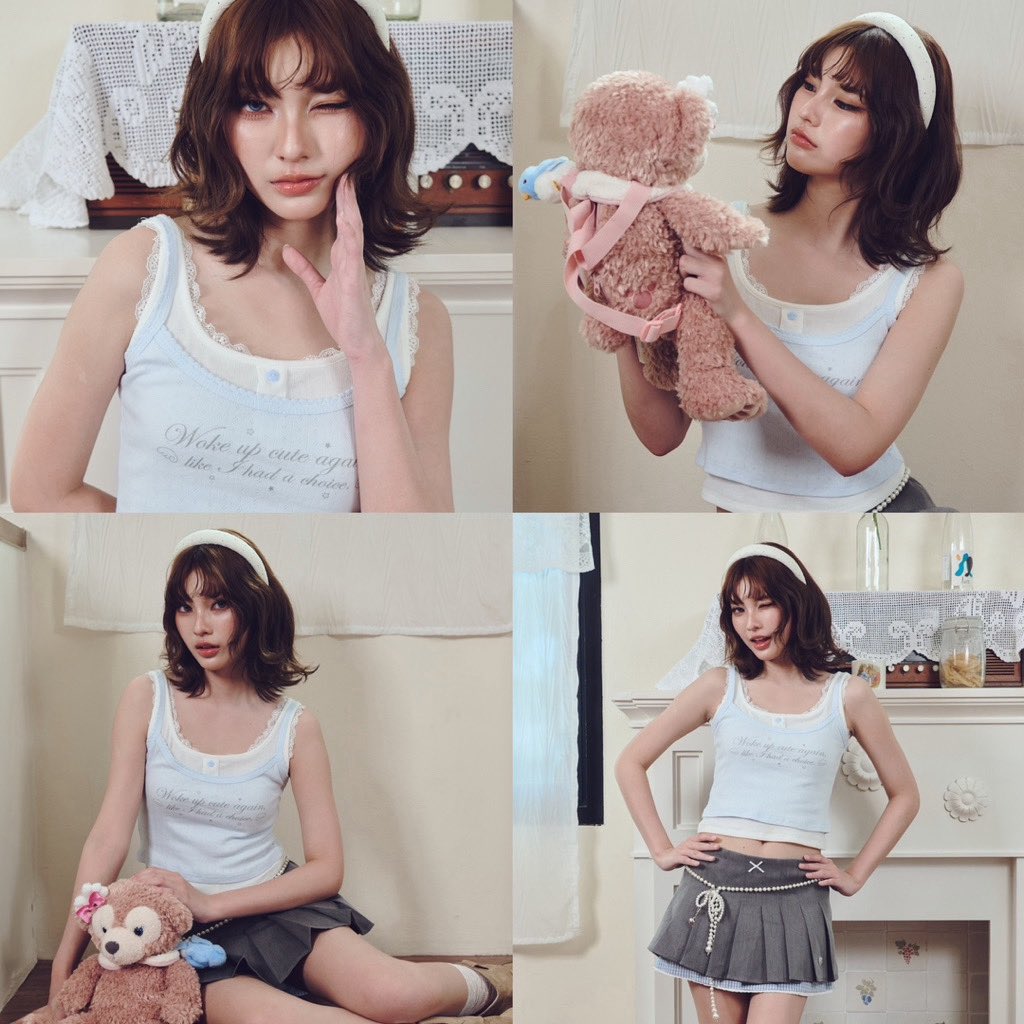 thisisjayda_'s tweet photo. เสื้อกล้ามเลเยอร์ ลูกไม้ไม่คันเลยย รุ่นนี้จะเย็บติดกันน้า🦋

https://t.co/0jP9NOivUA https://t.co/udf8Ftw30x