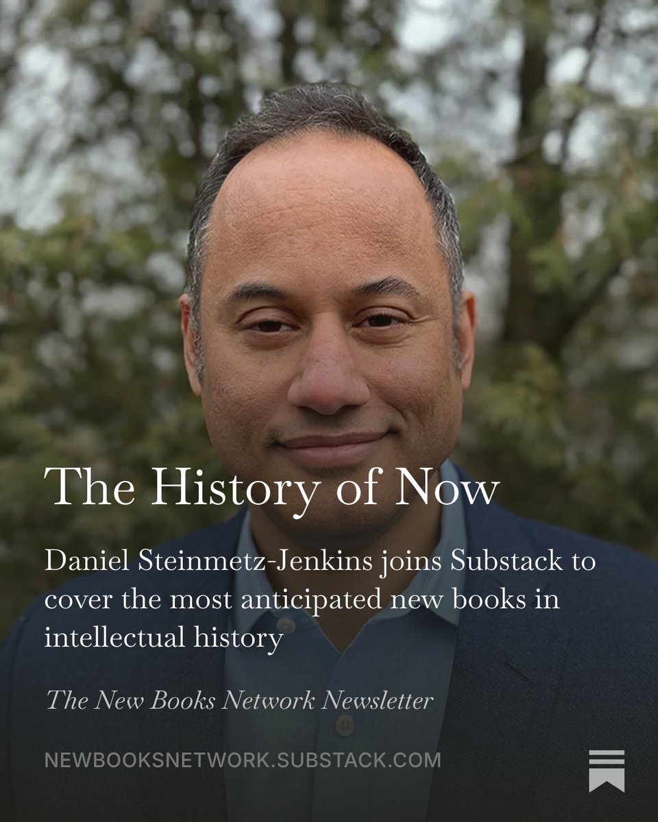 NewBooksNetwork's tweet photo. Historian @daniel_dsj2110 joins Substack — link below https://t.co/5pYfeR1oUQ