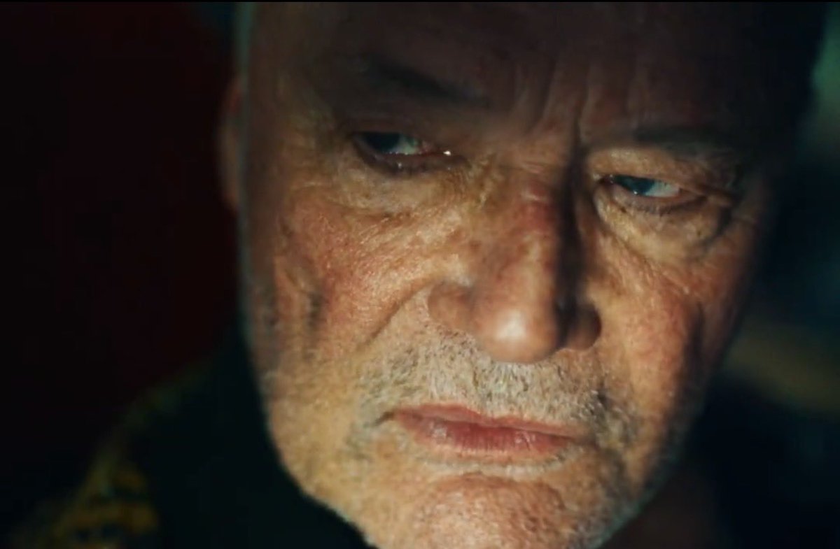 AlsikkanTV's tweet photo. seeing Creed Bratton lit this way, in this kind of shot, in a scene with Robert Pattinson, I mean, we’re in peak cinema territory https://t.co/BClonUjK28