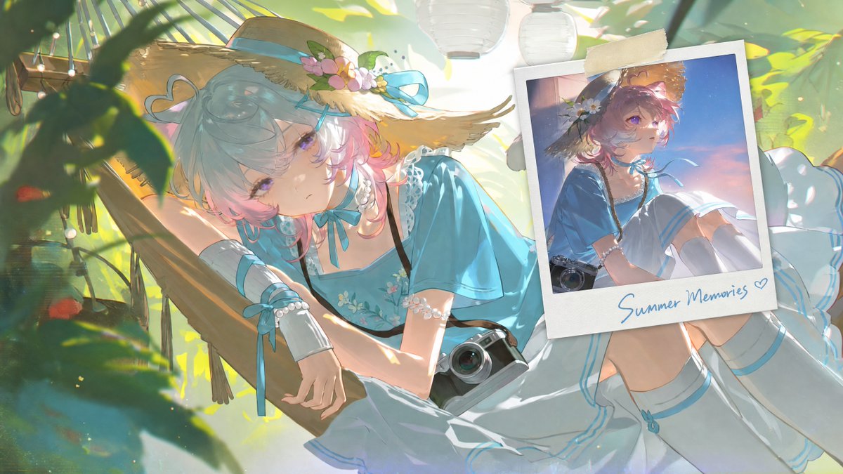 PixAI_Official's tweet photo. 🍧 PixAI「わくわくアイス祭り」スペシャルコンテスト好評開催中！

Tsubaki.2で、あなたのOCを夏の写真風に仕上げてみませんか？