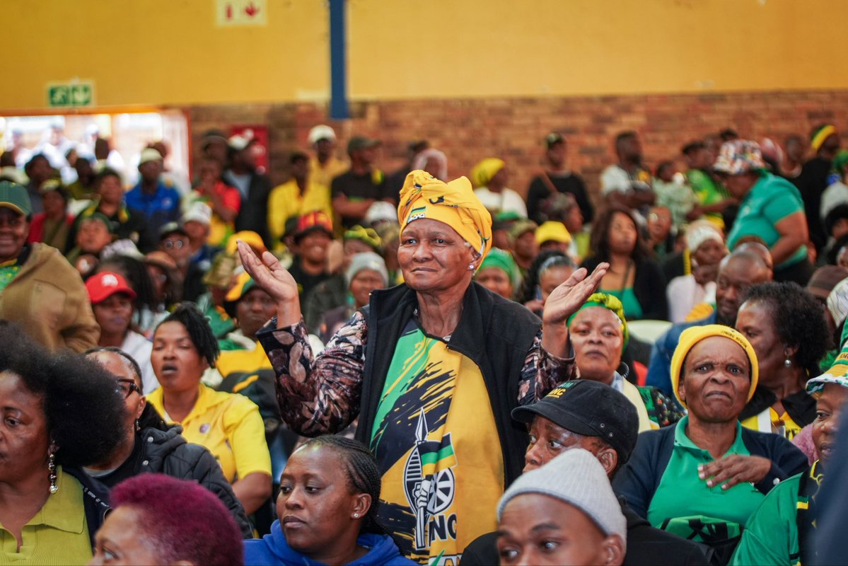 MYANC's tweet photo. [IN PICTURES] Today the Secretary General Fikile Mbalula was at the ANC Soweto Cadres Assembly with the ANC Regional Executive Committee and branches of the Greater Johannesburg Region, Gauteng. The visit was to assess the state of the organisation in the region and readiness for the upcoming Local Government Elections taking place on November the 4th.

#LGE2026
#RegisterToVoteANC