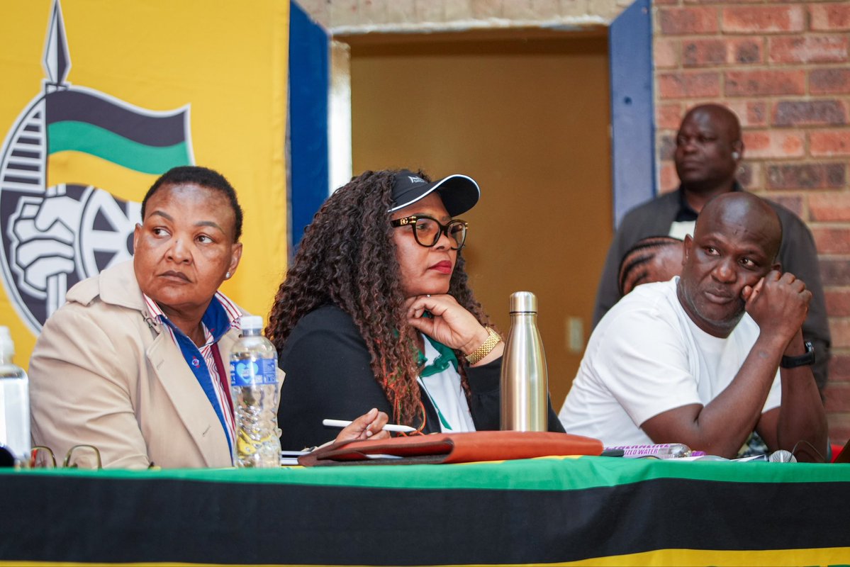 MYANC's tweet photo. [IN PICTURES] Today the Secretary General Fikile Mbalula was at the ANC Soweto Cadres Assembly with the ANC Regional Executive Committee and branches of the Greater Johannesburg Region, Gauteng. The visit was to assess the state of the organisation in the region and readiness for the upcoming Local Government Elections taking place on November the 4th.

#LGE2026
#RegisterToVoteANC
