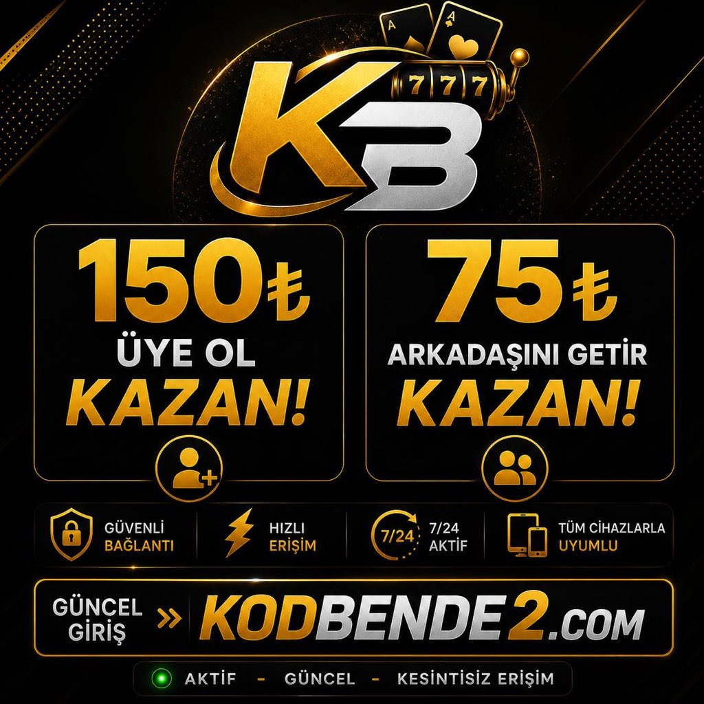 kodbende's tweet photo. Kodbende Üyelerine Özel Fırsat!  🎁 Üye ol 150₺ kazan 📷 Arkadaşını getir 75₺ kazan 📷 STOKLAR GÜNCEL YETİŞEN ALIR !   #haber #futbol #keşfet #BEDAVAPARA #NAKİT #ŞARTYOK #KAYITOL150TLKAZAN https://t.co/fFsrxOCCQg