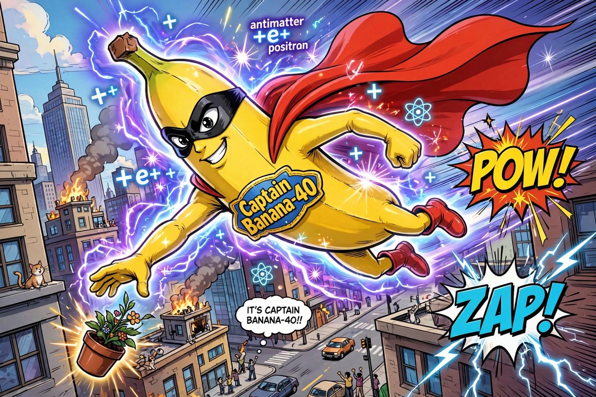 EnriqueKaCe's tweet photo. @NightSkyToday BREAKING NEWS 🚨
It's confirmed: bananas contain ANTIMATTER
Me: eats 3 before training
Also me: I'm potentially a weapon of mass destruction
Introducing CAPTAIN BANANA-40 🦸♂#FunScience #CaptainBanana40 #Potassium40 https://t.co/LFpLEMsXfa