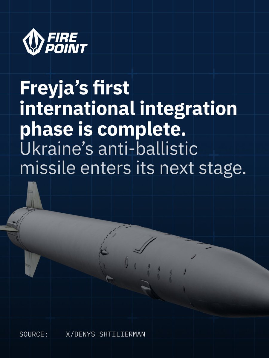 FirePointUA's tweet photo. Freyja’s first milestone complete 👏
FP-7X could enter mass production as early as August, once Fire Point receives German-made infrared seekers from Diehl Defence.

European defence giants including Eurosam, Leonardo, Thales and Saab have joined the defence project.
More is yet to come.