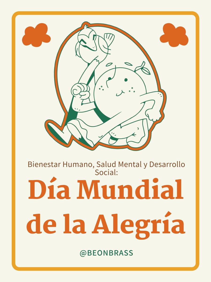 PsicMaravilla's tweet photo. El pasado 1 de agosto se conmemoró el Día Mundial de la Alegría. Esta fecha se celebra principalmente desde el rubro del Bienestar Humano, la Salud Mental y el Desarrollo Social. ¡Feliz mitad de año!
@adanonbrass 
#mentalhealth #saludemocional #educacion https://t.co/i9hoYgrseP