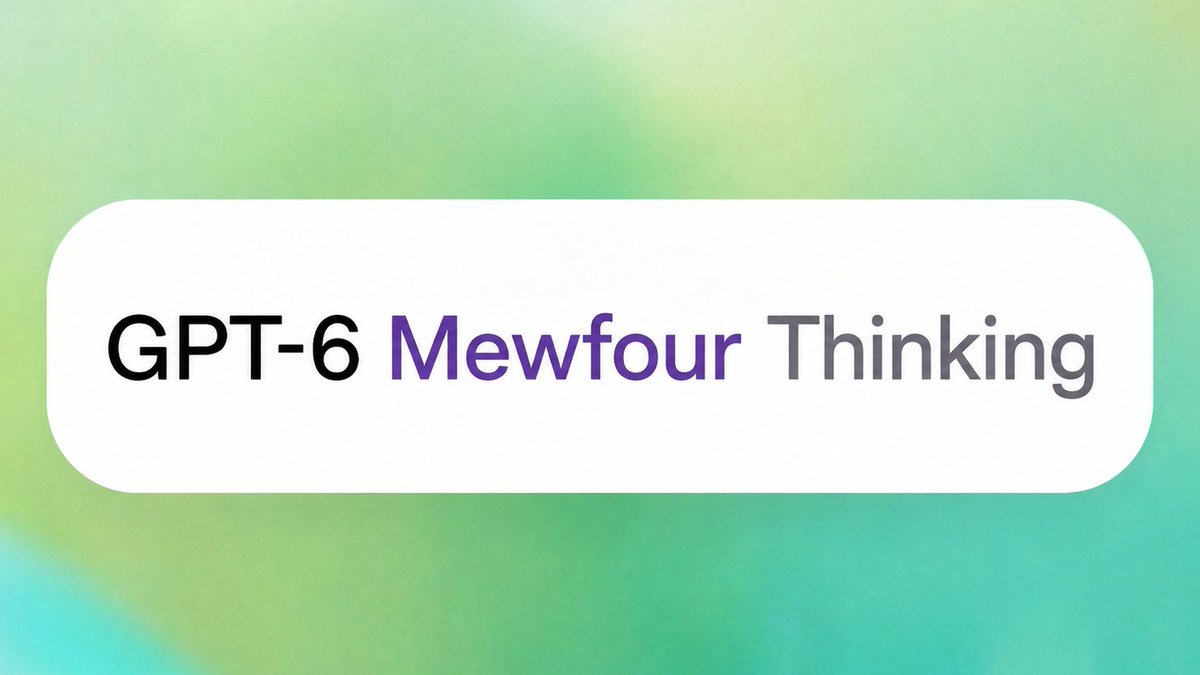 arceliik's tweet photo. OpenAI's "MewFour" Leaks: GPT-6 Astra?  

- A new checkpoint, "mewfour" is now in testing.
 - It replaces "mewthree" which was the active testing checkpoint just a few days ago. 
- MewFour could be the next checkpoint for GPT-6 Astra. https://t.co/rB15IuNJj4