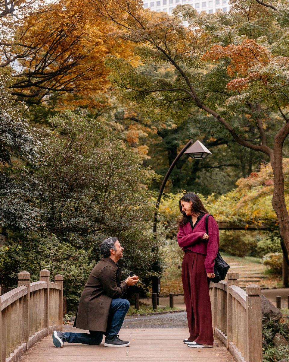 kilaparnell's tweet photo. Early morning in the park, just the two of them.
Soft light, quiet paths, and a calm start to a life-changing moment.
Message me to reserve your proposal date.

.

.

.

.
#tokyoproposal #engagementtokyo #tokyophotographer #japanproposal #tokyocouple https://t.co/UeI1jIap4j