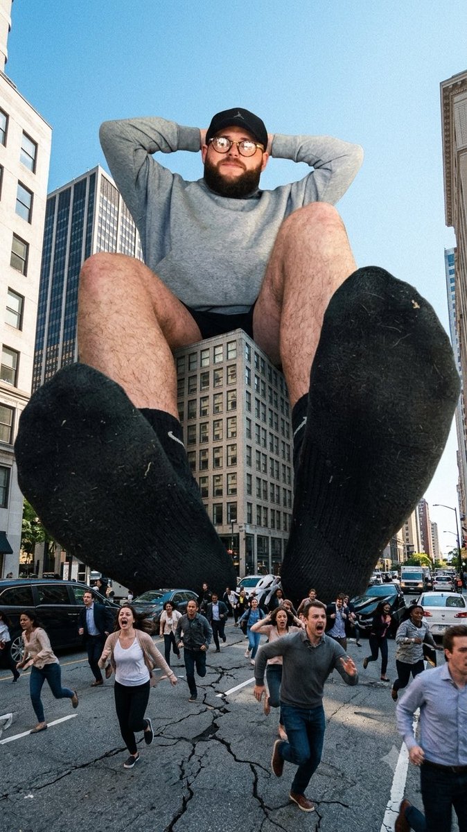 MASTERxTEDDY's tweet photo. Who want squished by giant Alpha Teddy’s feet 👀👣 https://t.co/TCsb6jsTNf