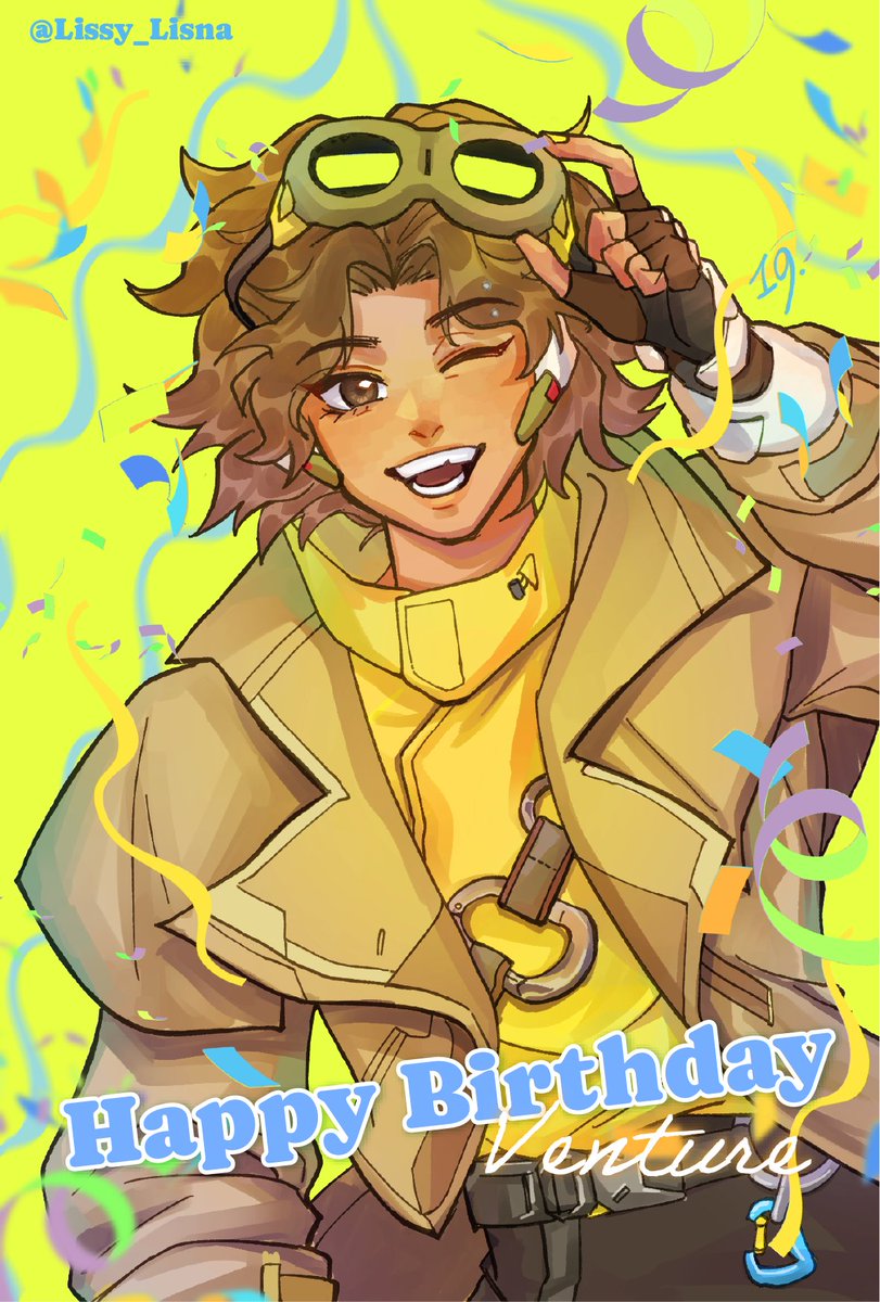 Lissy_Lisna's tweet photo. 🎉✨💛 𝟎𝟖.𝟎𝟔 𝑯𝒂𝒑𝒑𝒚 𝑩𝒊𝒓𝒕𝒉𝒅𝒂𝒚🤎✨🪨
Happy Birthday to my beloved Venture baby!! 🥳💛🎉🎂
I love you and always always💖

#overwatch #venture https://t.co/iR6EhX6L56
