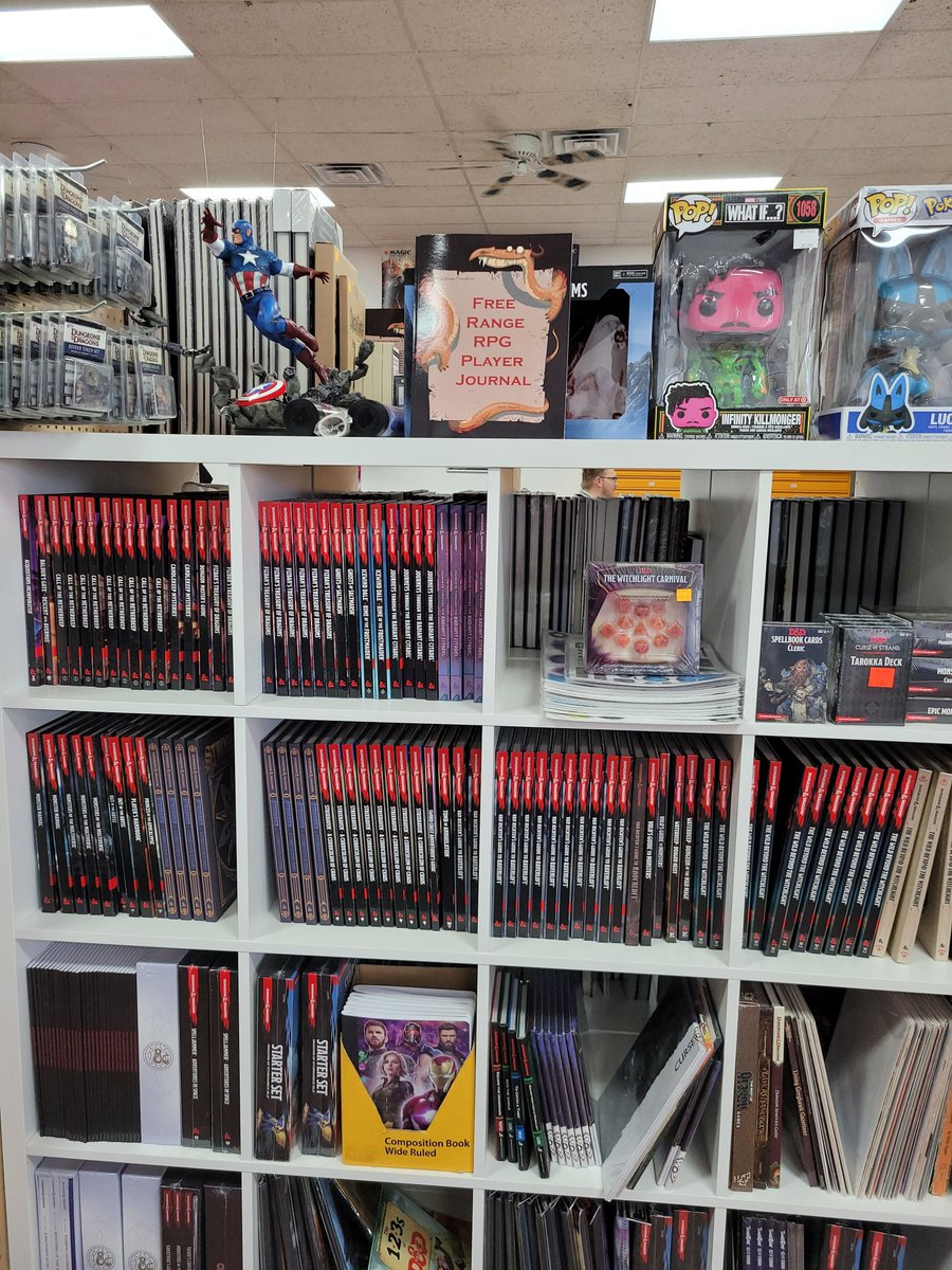 Phophia44's tweet photo. Before the books, there was a game store called Free Range Pumpkins. That's where my first RPG supplement started. Full circle. 🎲 https://t.co/lWRdAQoXxX