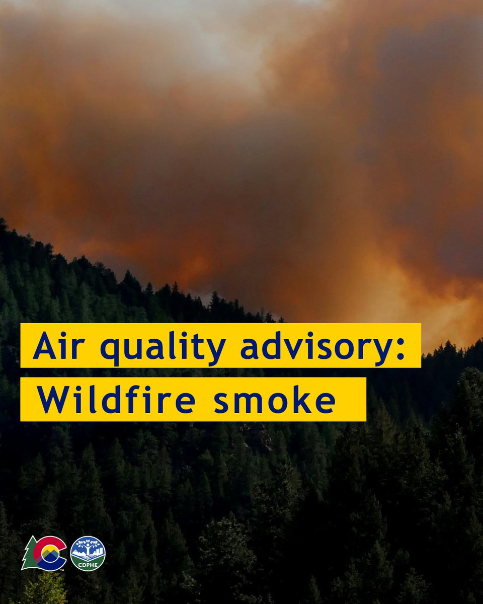 cdpheapcd's tweet photo. Smoke will continue this morning for much of Colorado, with slight changes in the eastern Plains. 

More details on the Smoke Blog: https://t.co/VUGGxhwUZQ

Air Quality Health Advisory details: https://t.co/PaQkiOmzfR https://t.co/TTCk5SUOEV