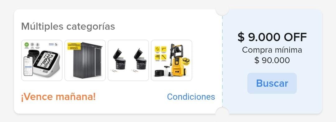 SoloPrecioCupon's tweet photo. HOY JUEVES HAY NUEVO CUPON DE DESCUENTO PARA MERCADO LIBRE 🥳

$9000 OFF en $90.000 o más

Codigo en el link 👇

https://t.co/3XtVSCV8eJ https://t.co/Y1EZVUtL6w