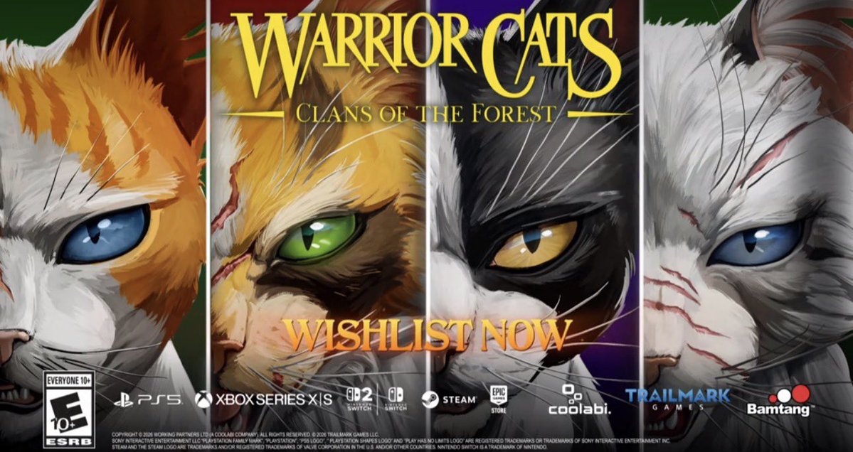 simonediesimons's tweet photo. the concept of a warrior cats game potentially being in a september nintendo direct https://t.co/rZmQDqGrz1