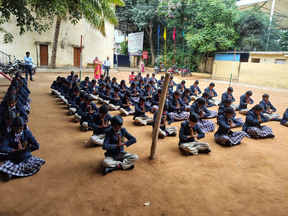AshramBlr's tweet photo. Inspired by Sant Shri Asharamji Bapu, #BalSanskar classes continue to nurture children with moral values, ethics &amp; character-building lessons.
On 31.7.26, #Trust in #Ashram #Bengaluru organized these classes at Nightingale English School, Kudlu, #Bangalore
https://t.co/yRCl78WLOS https://t.co/svlGseRyLU