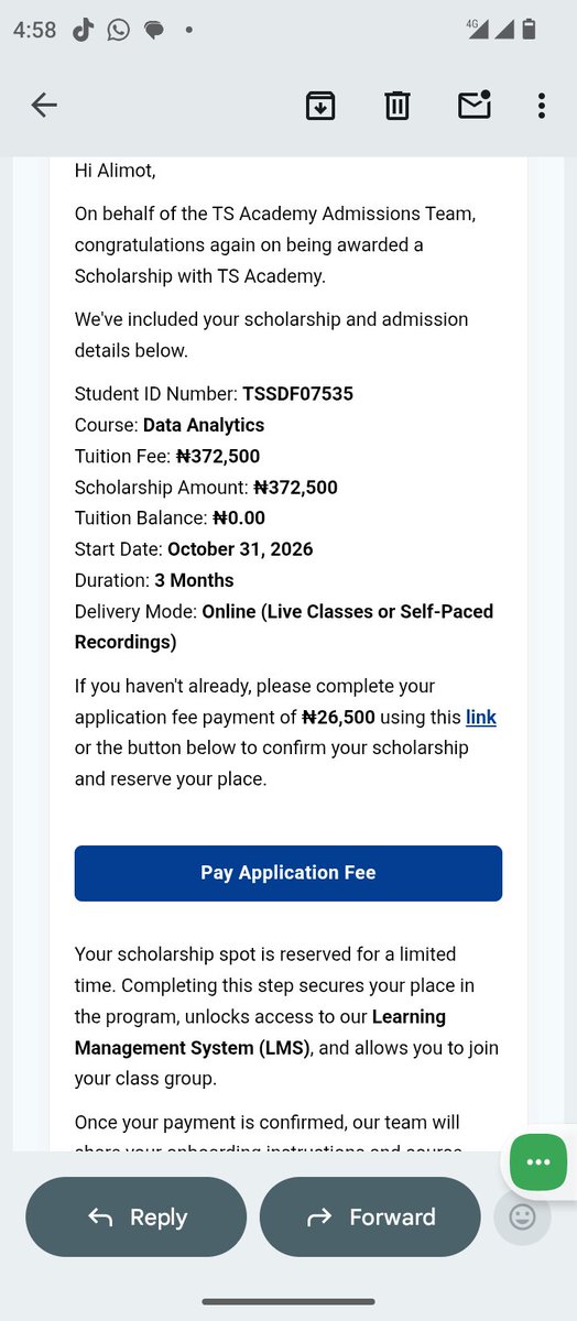 AlimotAwol49703's tweet photo. @ChiefOdogwu_ I got a scholarship but I don't have money for the application fees and a laptop 
# YellowTakeover https://t.co/Avu1RndHgU
