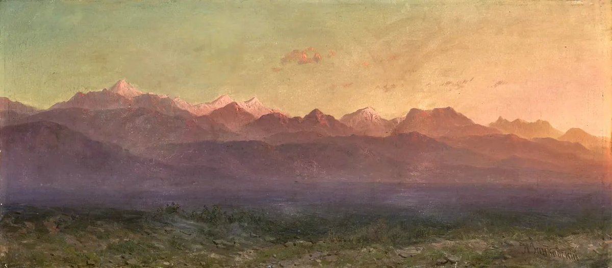 cartographer_s's tweet photo. Views of the Caucasus Mountains - Ilya Nikolaevich Zankovsky https://t.co/TcvXQJ80dD