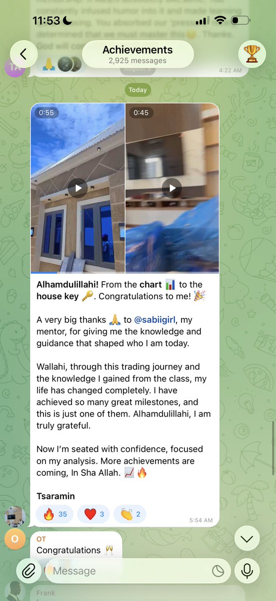 midrizzy1's tweet photo. NEW HOUSE. 🏠

I wasn’t going to post this… 😅

But this is too big to keep to myself.

One of my students just got the keys to their new home.

Watching people use what they learned to completely change their lives will always be one of my biggest wins.

Congratulations bigshaqzamani ! 
More milestones ahead. 🥂

TRADING CAN CHANGE YOUR LIFE!!! ✍️