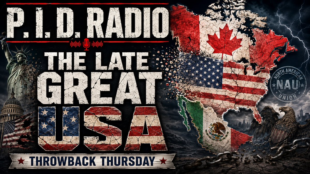 derekgilbert's tweet photo. Throwback Thursday: Dr. Jerome Corsi has been warning about the merger of the USA, Canada and Mexico for decades. In 2008, we talked with Dr. Corsi about his bestselling book The Late Great USA. https://t.co/8uwmyUcxui https://t.co/n21rg0SFh4