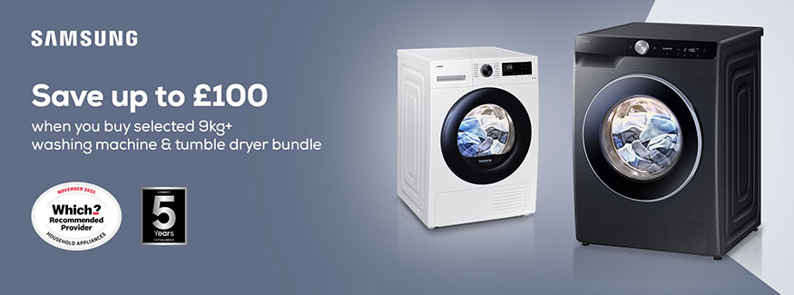 RCSnelling's tweet photo. Get £100 off when you buy any selected Samsung washing machine &amp; tumble dryer together ✨ https://t.co/5sRtH9otSS

#samsung #laundrytime #dailychores #washingmachine #tumbledryer https://t.co/sxe49jQ5Hd