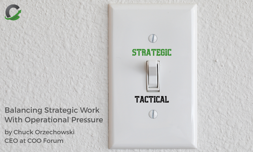 COOForum's tweet photo. Strategic work doesn't happen by accident.
It happens when leaders intentionally create space to think beyond today's demands.
Protecting strategy isn't a time-management challenge. It's a leadership discipline.
Read more: https://t.co/LMMrPfynpb
#cooforum #operations https://t.co/F6YVKU9lHh