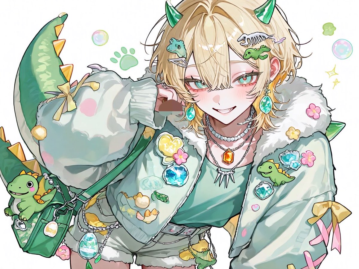 x8hsti's tweet photo. プロンプト 配布🦖⋆͛⋆͛

サイトじゃないと多分生成できませんт т
引用で見せてもらえると嬉しいﾃﾞｽ💘

⬇️に長いので2回に分けて載せてます.ᐟ.ᐟ https://t.co/MsiXsQmzzN