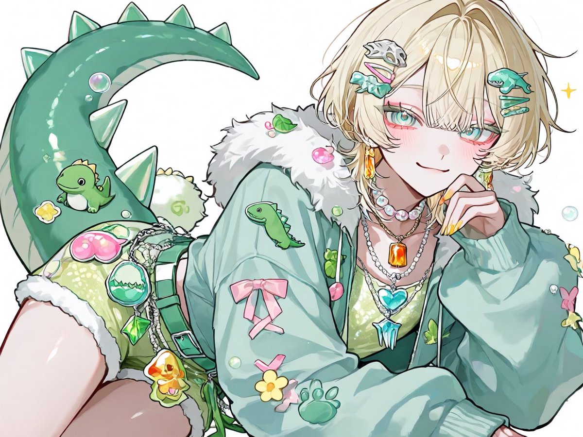 x8hsti's tweet photo. プロンプト 配布🦖⋆͛⋆͛

サイトじゃないと多分生成できませんт т
引用で見せてもらえると嬉しいﾃﾞｽ💘

⬇️に長いので2回に分けて載せてます.ᐟ.ᐟ https://t.co/MsiXsQmzzN